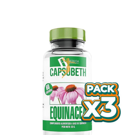 Pack 3x CAPSUBETH EQUINACEA 60 CÁPSULAS BEQUISA