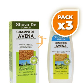 Pack 3x CHAMPÚ AVENA 250 ML SHOVA.DE