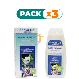 Pack 3x JABÓN RELAJANTE ULTRA HIDRATANTE 250 ML SHOVA.DE