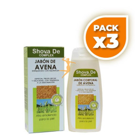 Pack 3x JABÓN AVENA DE 250 ML SHOVA.DE