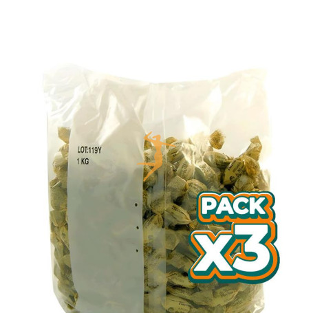Pack 3x CARAMELOS DE REGALIZ 1KG MAESE HERBARIO