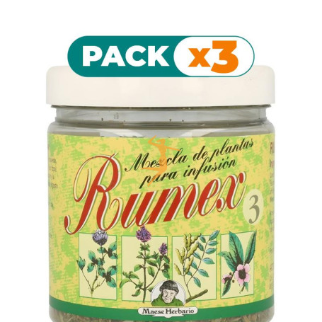 Pack 3x RUMEX 3 HEPÁTICO 70G MAESE HERBARIO