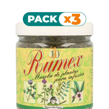 Pack 3x RUMEX 10 CONTROL DE PESO 80G MAESE HERBARIO