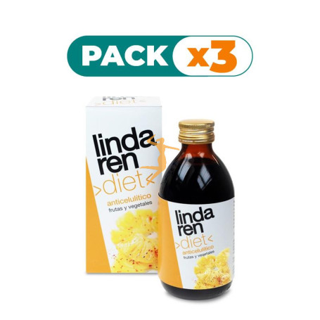 Pack 3x ANTICELULÍTICO 250Ml. LINDA REN DIET