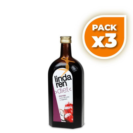 Pack 3x DRENAJE 650Ml. LINDA REN DIET