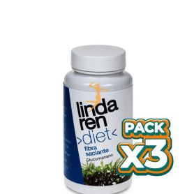 Pack 3x GLUCOMANANO 60 CÁPSULAS LINDA REN DIET