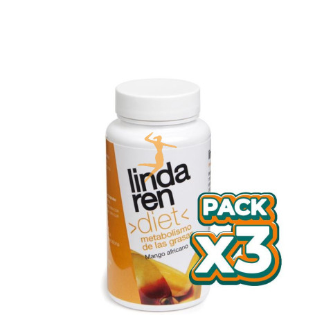 Pack 3x MANGO AFRICANO 60 CÁPSULAS LINDA REN DIET