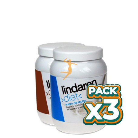 Pack 3x SUERO DE LECHE NEUTRO 500Gr. LINDA REN DIET