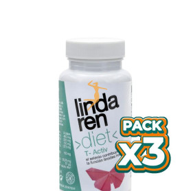 Pack 3x T-ACTIVE 90 CÁPSULAS LINDAREN DIET