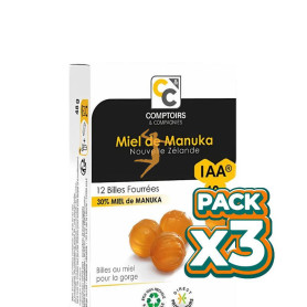 Pack 3x CARAMELOS RELLENOS DE MIEL DE MANUKA COMPTOIRS & COMPAGNIES