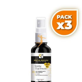 Pack 3x SPRAY DE GARGANTA CON MIEL DE MANUKA 25ML COMPTOIRS & COMPAGNIES