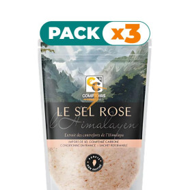Pack 3x SAL FINA ROSA DEL HIMALAYA 500MG COMPTOIRS & COMPAGNIES