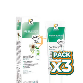 Pack 3x DENTÍFRICO BLANQUEANTE CON MIEL DE MANUKA COMPTOIRS & COMPAGNIES