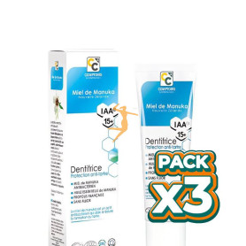 Pack 3x DENTÍFRICO ANTI-PLACA CON MIEL DE MANUKA COMPTOIRS & COMPAGNIES