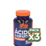 Pack 3x ACIDO D-ASPARTICO COMPETITION 120 CAPSULAS MEGAPLUS