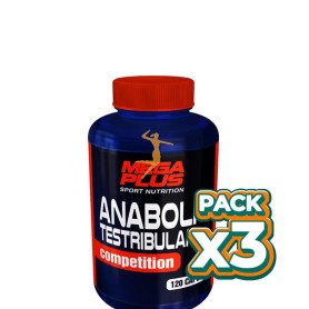 Pack 3x ANABOLIC TESTRIBULAN COMPETITION 120 CAPSULAS MEGAPLUS