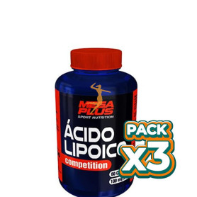 Pack 3x ÁCIDO LIPOICO COMPETITION 60 CÁPSULAS MEGAPLUS