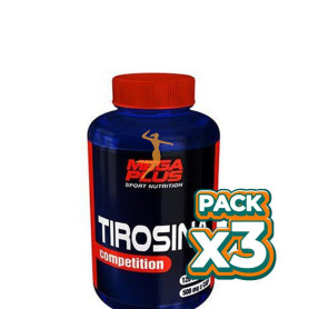 Pack 3x TIROSINA COMPETITION 120 CAPSULAS MEGAPLUS
