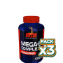 Pack 3x MEGA-B COMPLEX 60 CAPSULAS MEGAPLUS