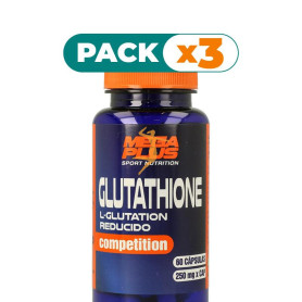 Pack 3x GLUTATHIONE COMPETITION 60 CÁPSULAS MEGAPLUS