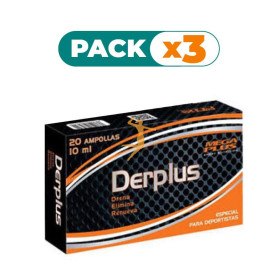 Pack 3x DERPLUS 20 VIALES MEGAPLUS