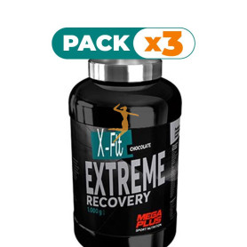 Pack 3x EXTREME RECOVERY XFIT CHOCO 1Kg. MEGAPLUS