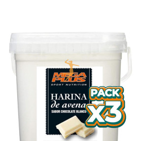 Pack 3x HARINA DE AVENA CHOCOBLANCO 2Kg. MEGAPLUS