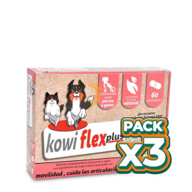 Pack 3x Kowi Flex Plus, 60 comprimidos KOWI NATURE
