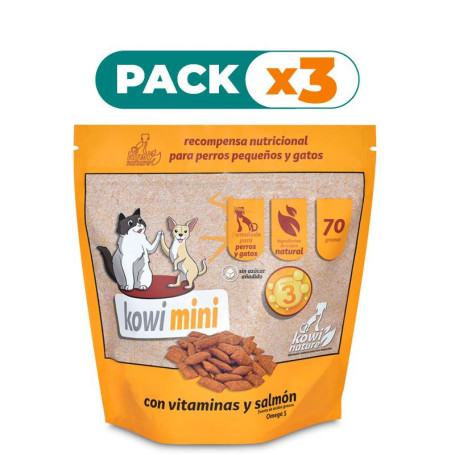Pack 3x Kowi Mini, Snack 70 gr KOWI NATURE