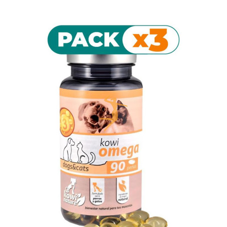 Pack 3x KOWI OMEGA 90 PERLAS KOWI NATURE