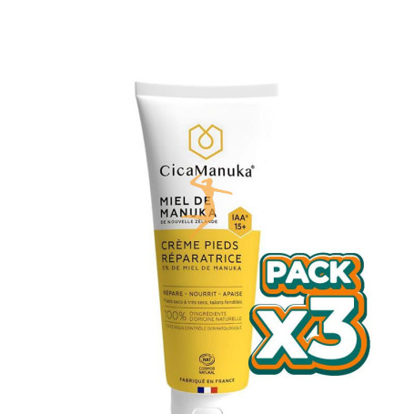Pack 3x CREMA REPARADORA DE PIES 75ML CICAMANUKA