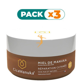 Pack 3x MIEL REPARADORA 100% 150ML CICAMANUKA