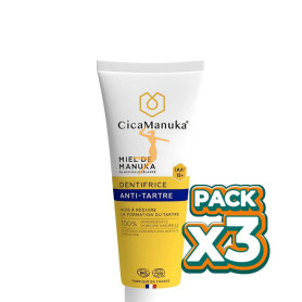 Pack 3x PASTA DENTAL ANTIPLACA 75ML CICAMANUKA