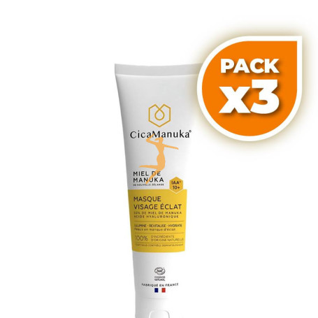 Pack 3x MASCARILLA FACIAL RADIANTE 100ML CICAMANUKA