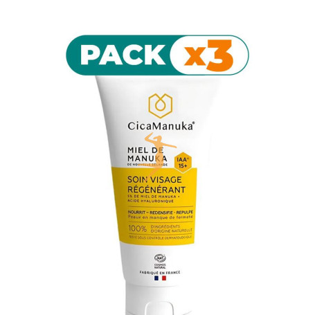 Pack 3x CUIDADO FACIAL REGENERADOR 50ML CICAMANUKA