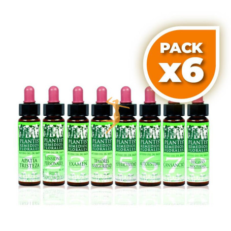 Pack 6x REMEDIO 5 HIPERACTIVIDAD 10Ml. PLANTIS