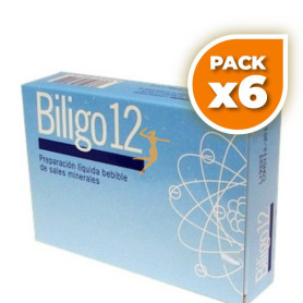 Pack 6x BILIGO 12 FLUOR 20 AMPOLLAS