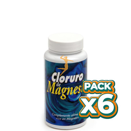 Pack 6x CLORURO DE MAGNESIO 100 COMPRIMIDOS PLANTIS