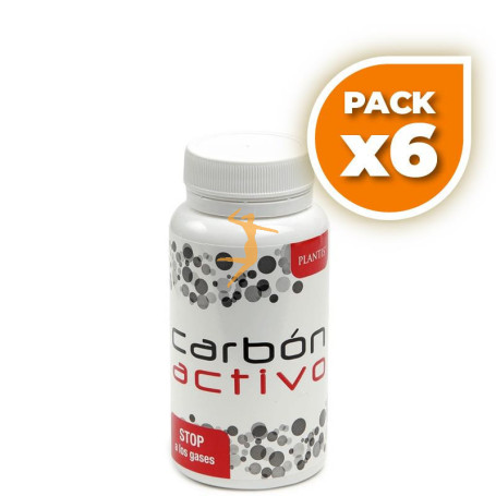 Pack 6x CARBÓN ACTIVO 60 CÁPSULAS PLANTIS