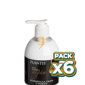 Pack 6x LECHE LIMPIADORA DE ARGÁN 250Ml. PLANTIS
