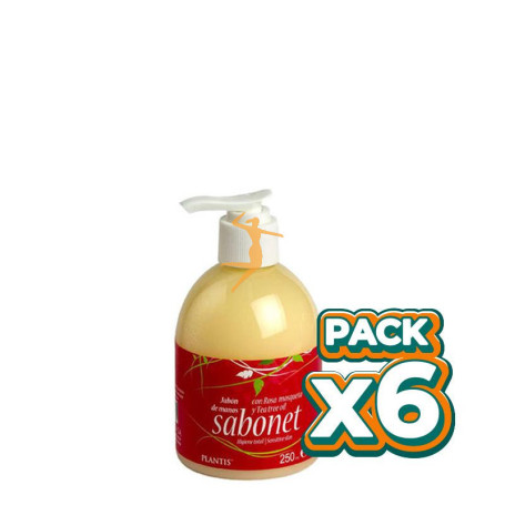 Pack 6x SABONET 250Ml. PLANTIS