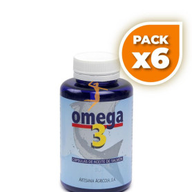 Pack 6x OMEGA 3 220 CÁPSULAS ARTESANIA AGRICOLA