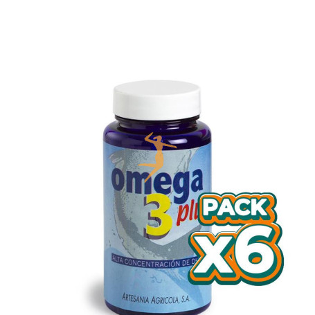 Pack 6x OMEGA 3 PLUS 90 CÁPSULAS ARTESANIA AGRICOLA