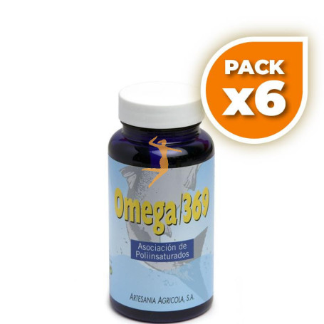 Pack 6x OMEGA 3-6-9 330 CÁPSULAS ARTESANIA AGRICOLA