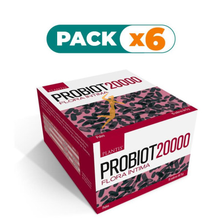 Pack 6x PROBIOT 20.000 FORMULA ÍNTIMA 15 SOBRES PLANTIS