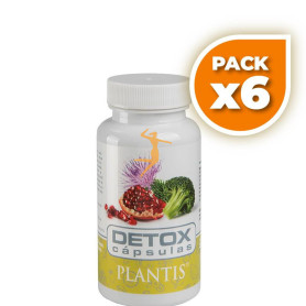 Pack 6x DETOX 60 CÁPSULAS PLANTIS