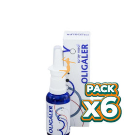 Pack 6x OLIGALER SPRAY NASAL 30Ml. PLANTIS