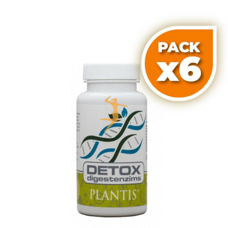 Pack 6x DIGESTENZIMS DETOX 60 CÁPSULAS PLANTIS