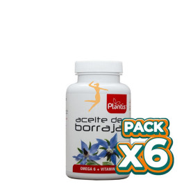 Pack 6x ACEITE DE BORRAJA 120 CAPSULAS PLANTIS