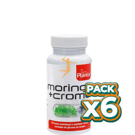 Pack 6x MORINGA + CROMO 60 CÁPSULAS PLANTIS